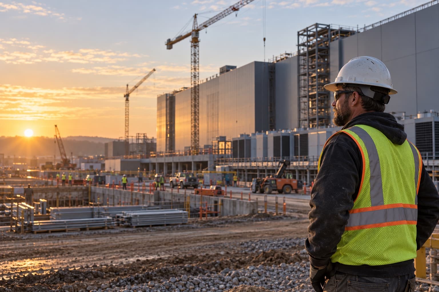 Construction worksite